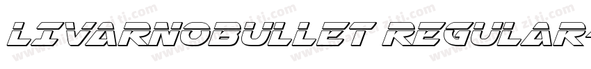 LIVARNOBullet Regular字体转换